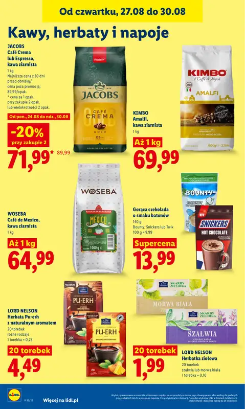 Lidl - gazetka promocyjna Oferta od czwartku od czwartku 27.08 do niedzieli 30.08 - strona 78