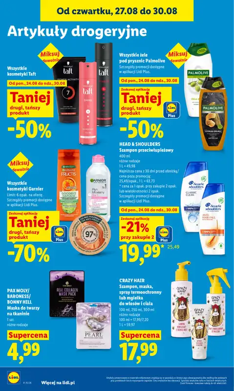 Lidl - gazetka promocyjna Oferta od czwartku od czwartku 27.08 do niedzieli 30.08 - strona 82