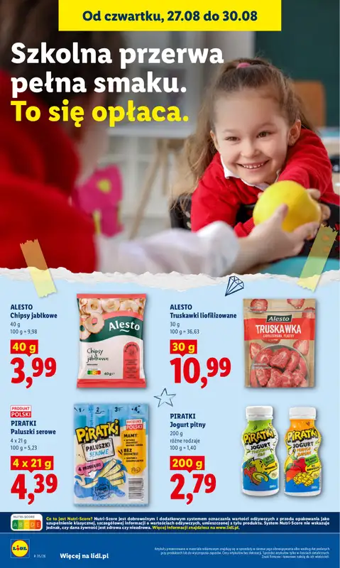 Lidl - gazetka promocyjna Oferta od czwartku od czwartku 27.08 do niedzieli 30.08 - strona 58