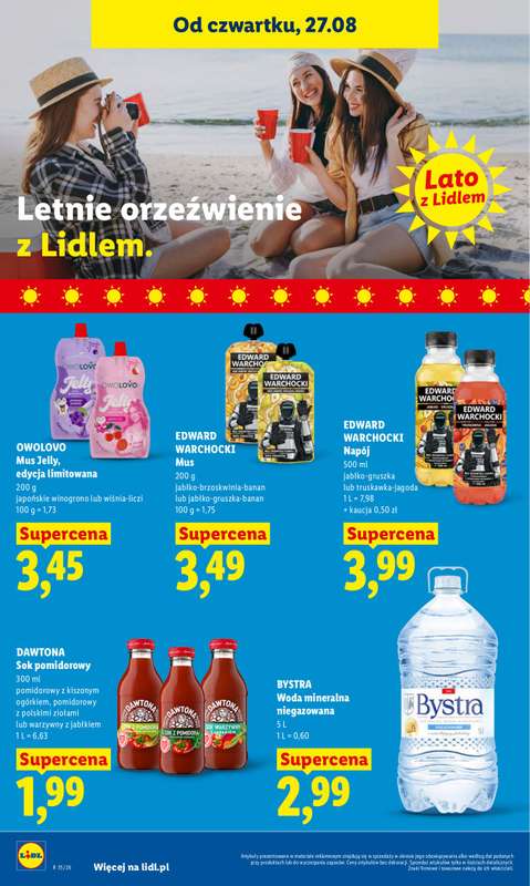 Lidl - gazetka promocyjna Oferta od czwartku od czwartku 27.08 do niedzieli 30.08 - strona 62