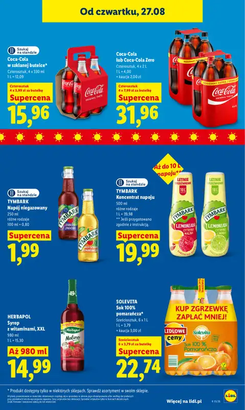 Lidl - gazetka promocyjna Oferta od czwartku od czwartku 27.08 do niedzieli 30.08 - strona 63