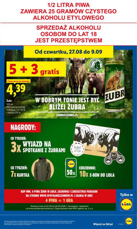 Lidl - gazetka promocyjna Oferta od czwartku od czwartku 27.08 do niedzieli 30.08 - strona 65