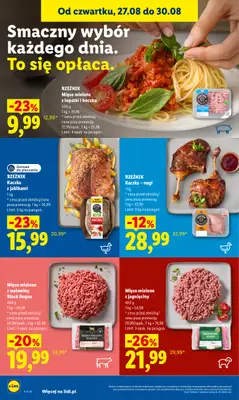 Lidl - gazetka promocyjna Oferta od czwartku od czwartku 27.08 do niedzieli 30.08 - strona 48