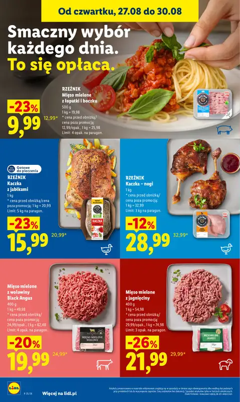 Lidl - gazetka promocyjna Oferta od czwartku od czwartku 27.08 do niedzieli 30.08 - strona 48