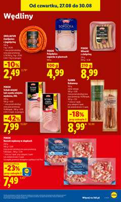 Lidl - gazetka promocyjna Oferta od czwartku od czwartku 27.08 do niedzieli 30.08 - strona 51