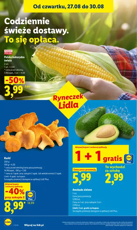 Lidl - gazetka promocyjna Oferta od czwartku od czwartku 27.08 do niedzieli 30.08 - strona 38