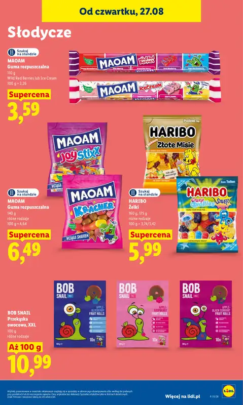 Lidl - gazetka promocyjna Oferta od czwartku od czwartku 27.08 do niedzieli 30.08 - strona 73