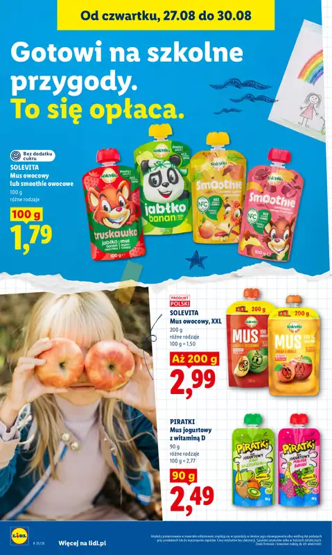 Lidl - gazetka promocyjna Oferta od czwartku od czwartku 27.08 do niedzieli 30.08 - strona 60