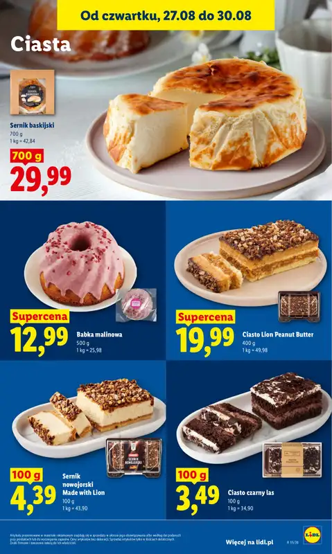 Lidl - gazetka promocyjna Oferta od czwartku od czwartku 27.08 do niedzieli 30.08 - strona 79