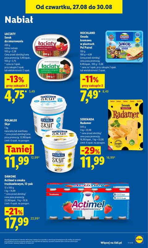Lidl - gazetka promocyjna Oferta od czwartku od czwartku 27.08 do niedzieli 30.08 - strona 53