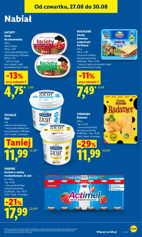 Lidl - gazetka promocyjna Oferta od czwartku od czwartku 27.08 do niedzieli 30.08 - strona 53