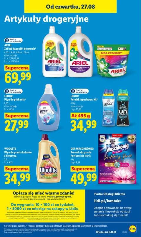 Lidl - gazetka promocyjna Oferta od czwartku od czwartku 27.08 do niedzieli 30.08 - strona 85