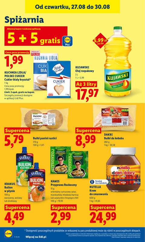 Lidl - gazetka promocyjna Oferta od czwartku od czwartku 27.08 do niedzieli 30.08 - strona 76