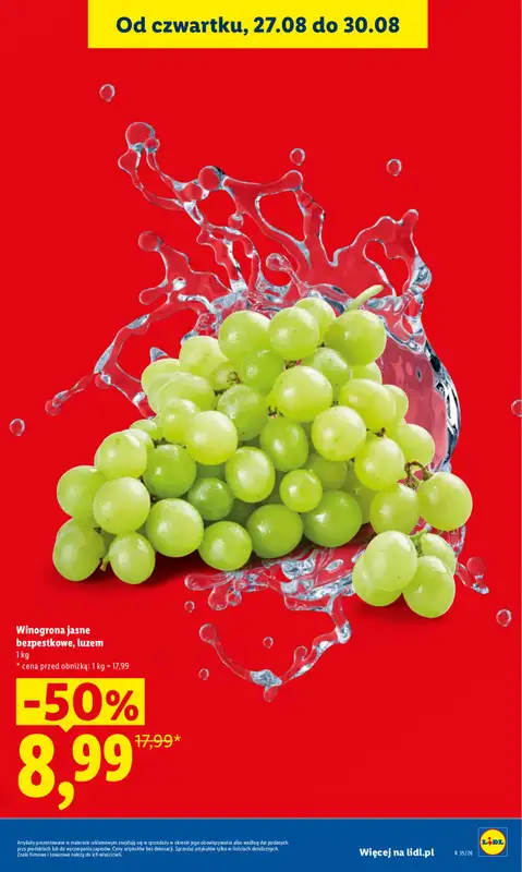 Lidl - gazetka promocyjna Oferta od czwartku od czwartku 27.08 do niedzieli 30.08 - strona 17