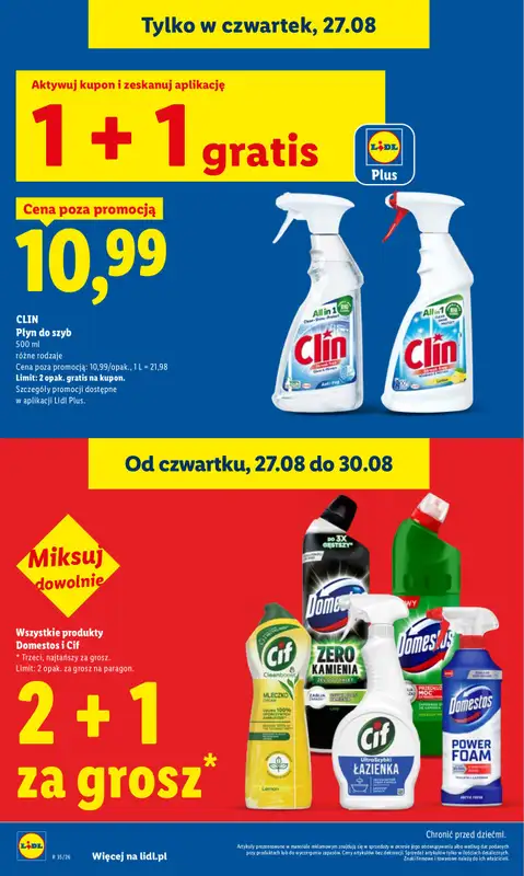 Lidl - gazetka promocyjna Oferta od czwartku od czwartku 27.08 do niedzieli 30.08 - strona 26