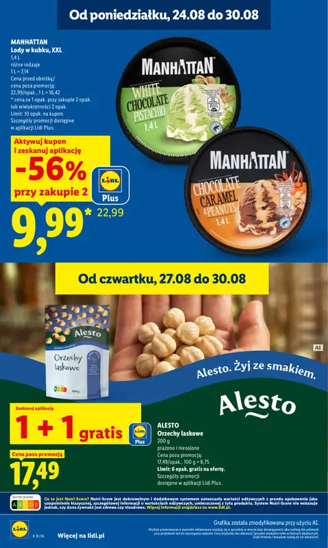 Lidl - gazetka promocyjna Oferta od czwartku od czwartku 27.08 do niedzieli 30.08 - strona 22