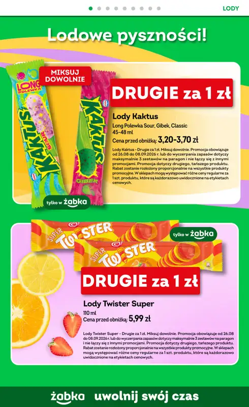 Żabka - gazetka promocyjna Gazetka od środy 26.08 do wtorku 08.09 - strona 46