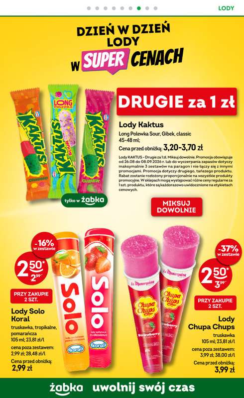 Żabka - gazetka promocyjna Gazetka od środy 26.08 do wtorku 08.09 - strona 52