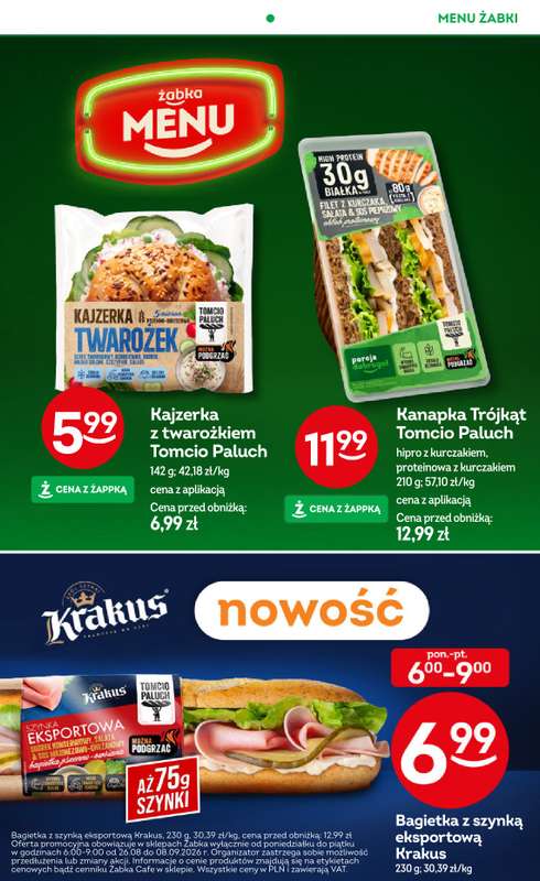 Żabka - gazetka promocyjna Gazetka od środy 26.08 do wtorku 08.09 - strona 61