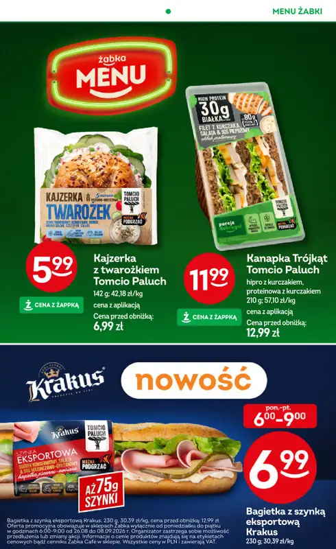 Żabka - gazetka promocyjna Gazetka od środy 26.08 do wtorku 08.09 - strona 61