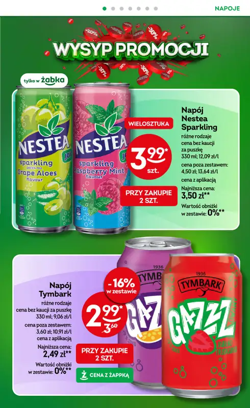 Żabka - gazetka promocyjna Gazetka od środy 26.08 do wtorku 08.09 - strona 13