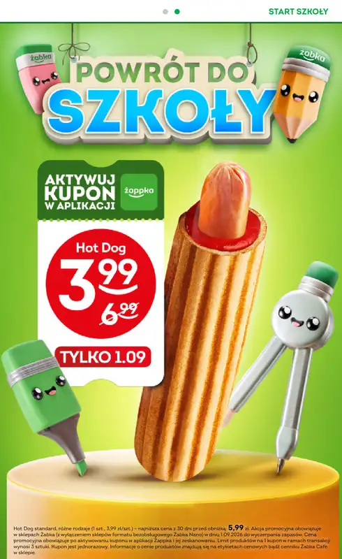 Żabka - gazetka promocyjna Gazetka od środy 26.08 do wtorku 08.09 - strona 3