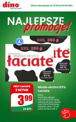 Dino - gazetka promocyjna Najlepsze promocje! od środy 26.08 do wtorku 01.09