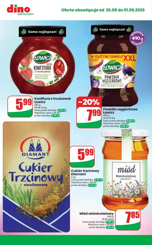 Dino - gazetka promocyjna Najlepsze promocje! od środy 26.08 do wtorku 01.09 - strona 10