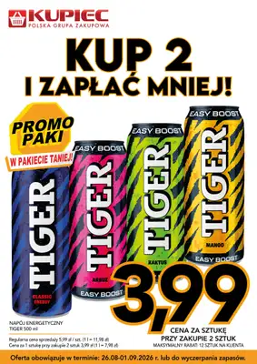 Kupiec - gazetka promocyjna Promopaki od środy 26.08 do wtorku 01.09 - strona 11