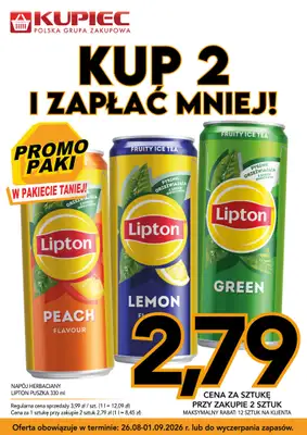 Kupiec - gazetka promocyjna Promopaki od środy 26.08 do wtorku 01.09 - strona 6