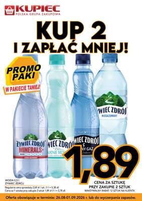 Kupiec - gazetka promocyjna Promopaki od środy 26.08 do wtorku 01.09 - strona 13