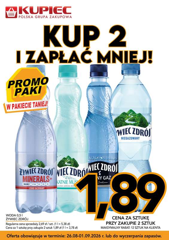 Kupiec - gazetka promocyjna Promopaki od środy 26.08 do wtorku 01.09 - strona 13