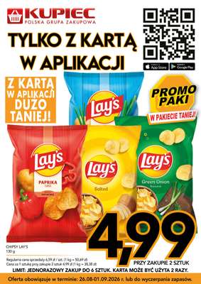 Kupiec - gazetka promocyjna Promopaki od środy 26.08 do wtorku 01.09