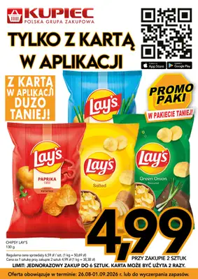 Kupiec - gazetka promocyjna Promopaki od środy 26.08 do wtorku 01.09