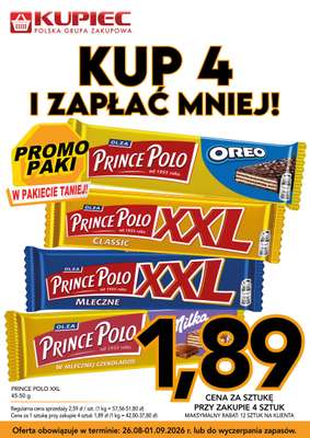 Kupiec - gazetka promocyjna Promopaki od środy 26.08 do wtorku 01.09 - strona 10