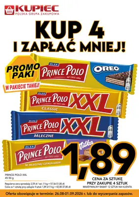 Kupiec - gazetka promocyjna Promopaki od środy 26.08 do wtorku 01.09 - strona 10