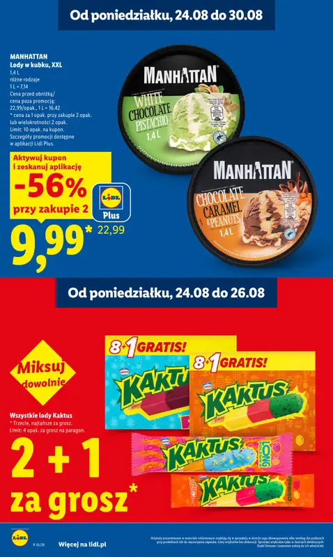 Lidl - gazetka promocyjna Oferta od poniedziałku od poniedziałku 24.08 do środy 26.08 - strona 20