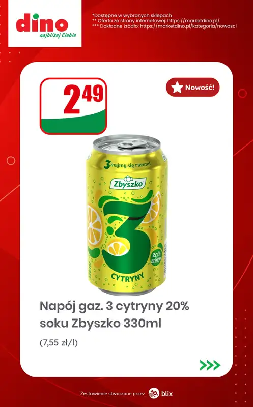 Dino - gazetka promocyjna Nowości w Dino! od środy 26.08  - strona 10