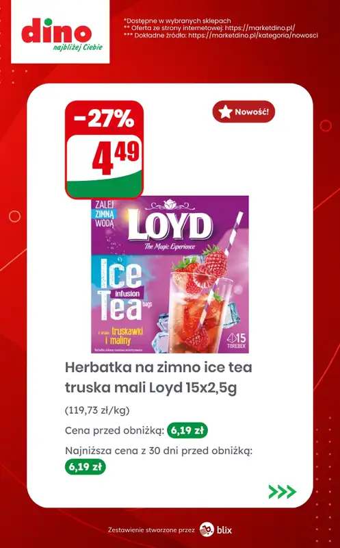Dino - gazetka promocyjna Nowości w Dino! od środy 26.08  - strona 6