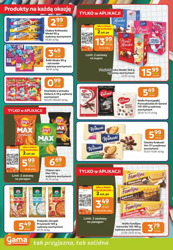 Gama - gazetka promocyjna Gazetka od czwartku 27.08 do wtorku 08.09 - strona 4