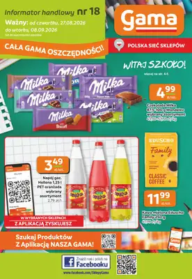 Gama - gazetka promocyjna Gazetka od czwartku 27.08 do wtorku 08.09