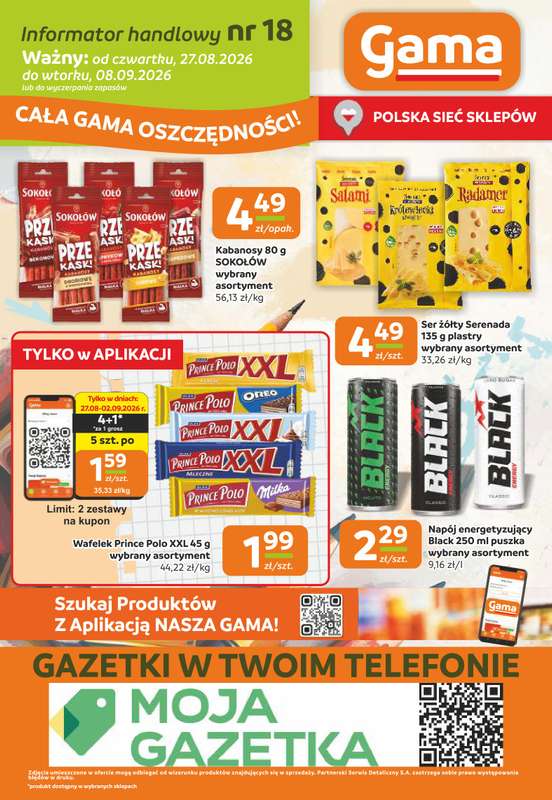 Gama - gazetka promocyjna Gazetka od czwartku 27.08 do wtorku 08.09 - strona 12