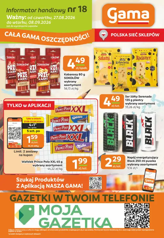Gama - gazetka promocyjna Gazetka od czwartku 27.08 do wtorku 08.09 - strona 12