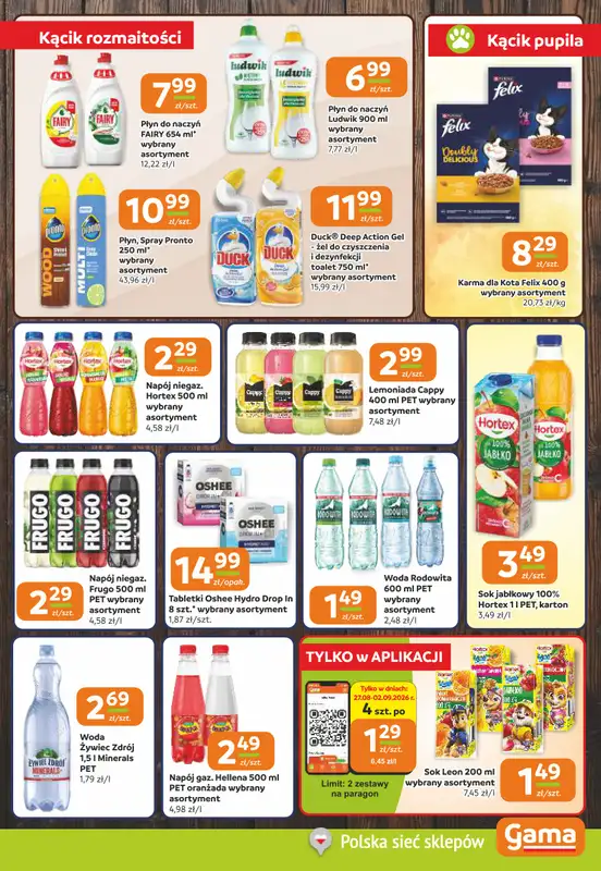 Gama - gazetka promocyjna Gazetka od czwartku 27.08 do wtorku 08.09 - strona 9