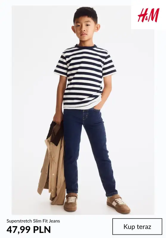 H&M - gazetka promocyjna Jeansy dla dzieci od 47,99 PLN od czwartku 27.08  - strona 9