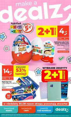 Dealz - gazetka promocyjna Make a Dealz! od czwartku 27.08 do środy 02.09
