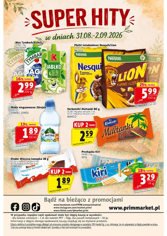 Prim Market - gazetka promocyjna Gazetka od czwartku 27.08 do środy 02.09 - strona 16