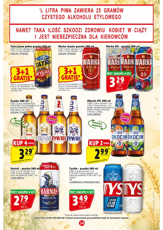 Prim Market - gazetka promocyjna Gazetka od czwartku 27.08 do środy 02.09 - strona 14
