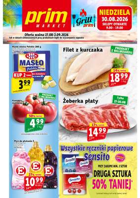 Prim Market - gazetka promocyjna Gazetka od czwartku 27.08 do środy 02.09