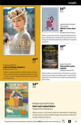 Empik - gazetka promocyjna Tom kultury: książki od środy 26.08 do wtorku 08.09 - strona 15